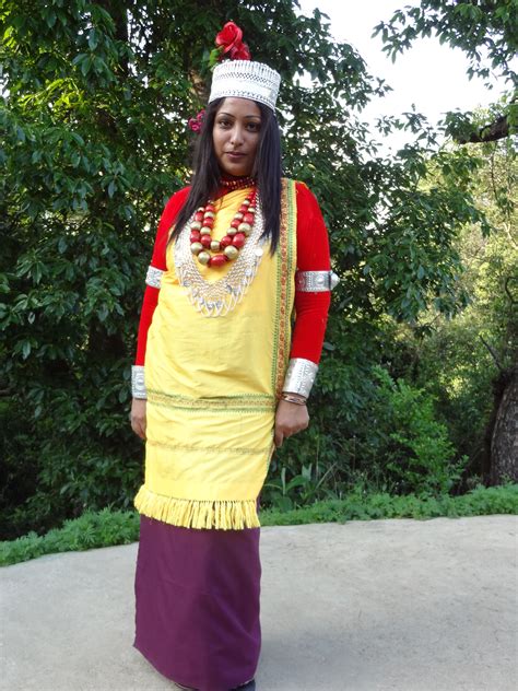 Traditional Khasi Dress The Khasi Traditional Female Dress Is
