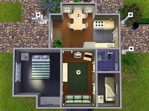 Sims 4 Starter Home Floor Plan Homeplanone