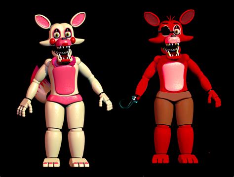 Toy Foxy Fixed Mangle But With Foxys Colors And Stuff Fandom