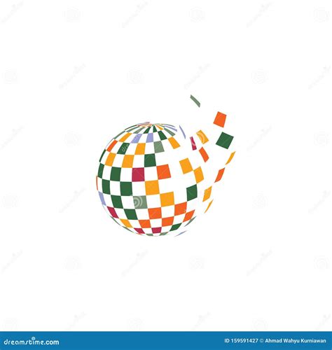 Abstract Globe Logo Stock Vector Illustration Of Connection 159591427