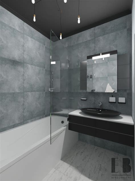 Dark Grey Bathroom Design Interior Design Ideas