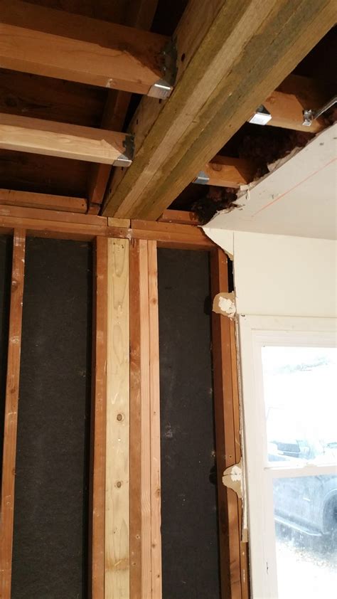 Adding A Flush Beam To Remove A Load Bearing Wall Peak Professional