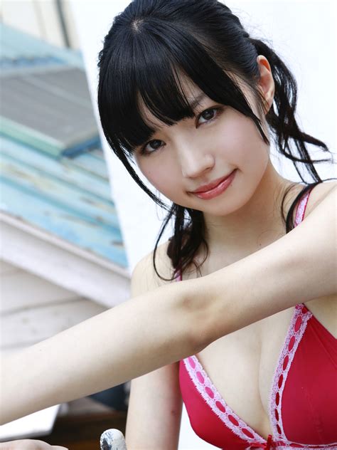 sexiest dancing yuuna shirakawa japanese gravure idol sexy red bikini fashion photo shoot part
