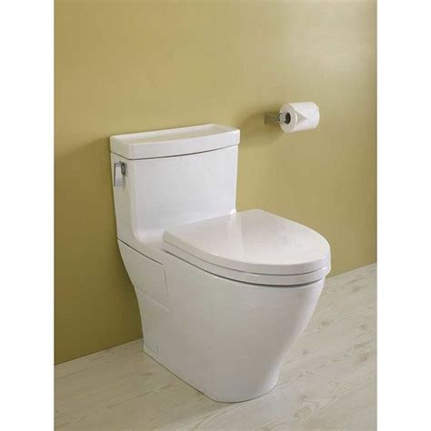 Toto Legato One Piece High Efficiency Toilet 128 Gpf Cotton White