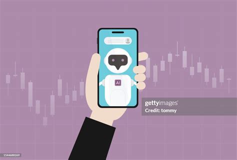 Investor Using Ai Chatbot For Stock Trading And Investment Financial