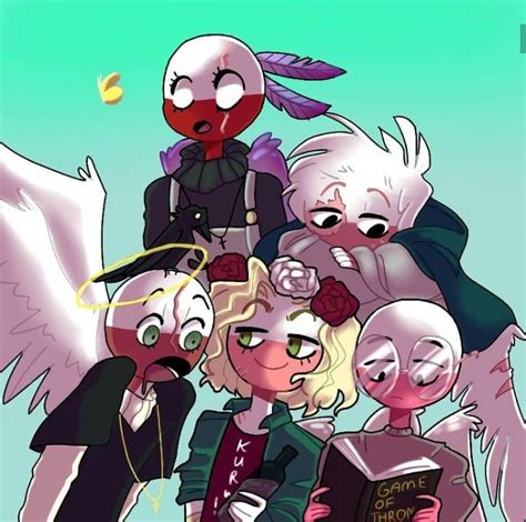 Pin By Hazbin Hotel Countryhumans A On Countryhumans Poland And Others Country Art Kawaii