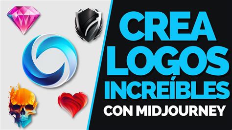 Cómo hacer LOGOS increíbles con MIDJOURNEY Tutorial de logotipos con