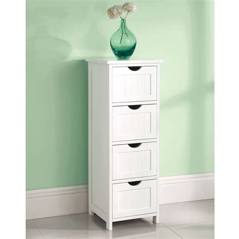 Replacing your basin pedestal with a stylish base unit means more space for your toiletries. White Wooden Bathroom Cabinet Shelf Cupboard Bedroom ...