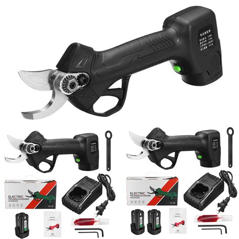Cordless Electric Pruning Shears With Rechargeable Lithium Battery Powered Tree Branch Pruner