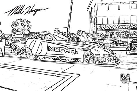 Nhra Funny Car Coloring Pages Coloring Pages