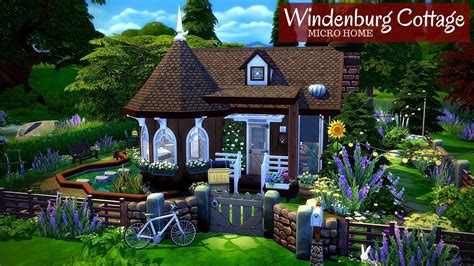 Windenburg Micro Home Speed Build The Sims 4 Youtube