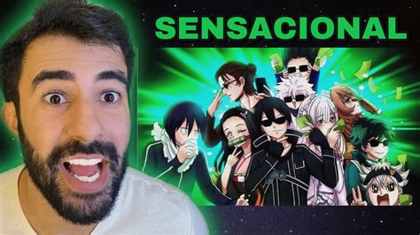 React A Decada De Ouro Dos Animes Matheusu Reaction Youtube