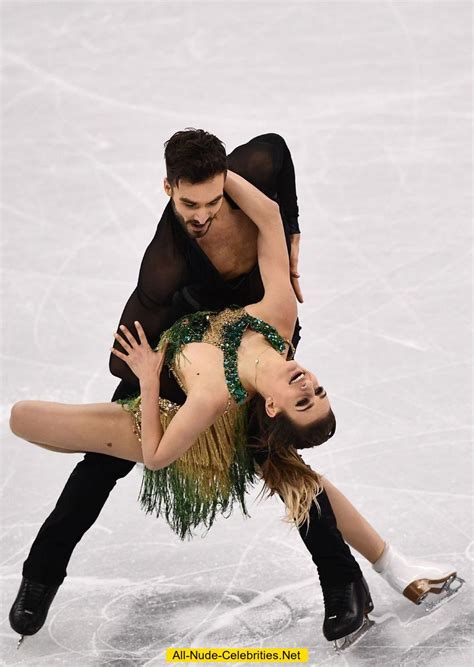Gabriella Papadakis Nipple Slip At Olympic Ice