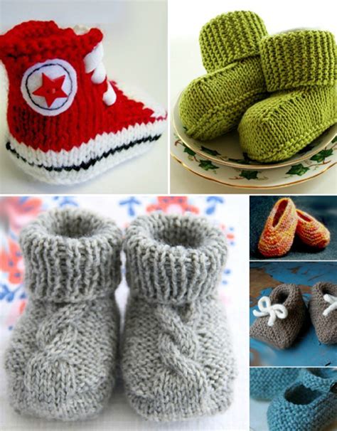 Amazing Knitting 10 Free Knitting Patterns For Baby Shoes
