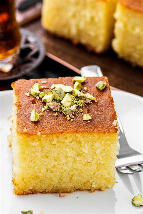 Turkish Cake Revani • The Wicked Noodle