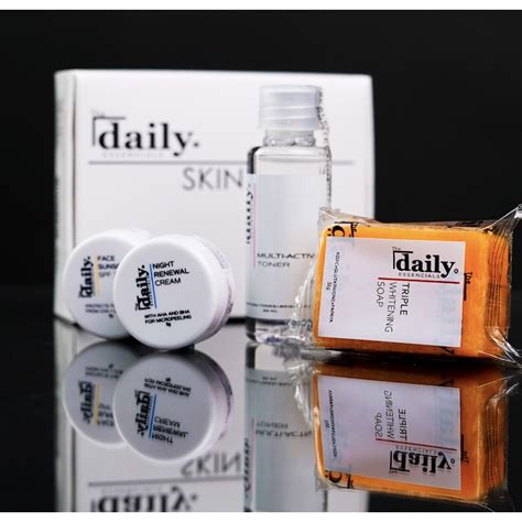 The Daily Essencials Skin Set Trial Size Shopee Philippines