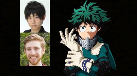 My Hero Academia All Might Voice Actor - Anime Voice Comparison- Izuku Midoriya (My Hero Academia) - YouTube