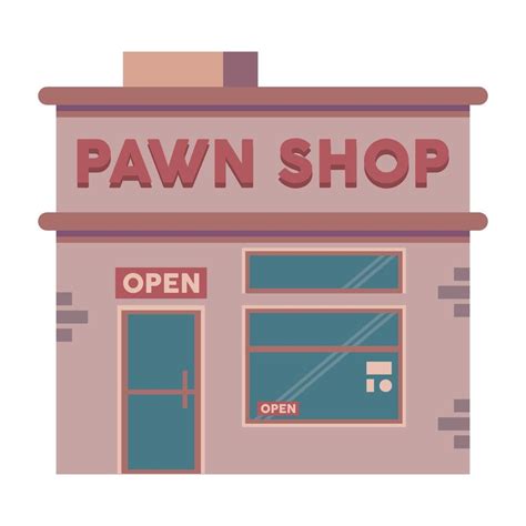 Pawn Shop Building 2494351 Vector Art At Vecteezy