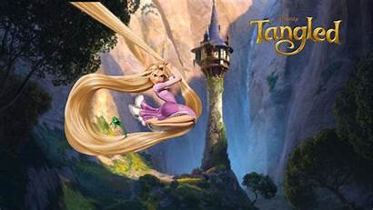 Rapunzel Tangled Disney Tower Princess Princesses Background
