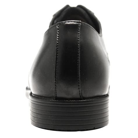 Genuine Grip 9540 Mens Size 9 Wide Width Black Oxford Non Slip Dress Shoe
