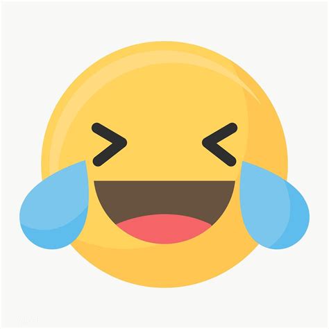 Laughing face emoticon symbol transparent png | premium image by ...