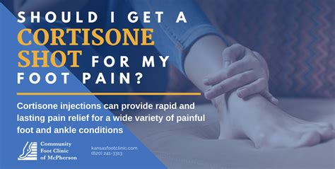 Should I Get A Cortisone Shot Community Foot Clinic Of Mcpherson