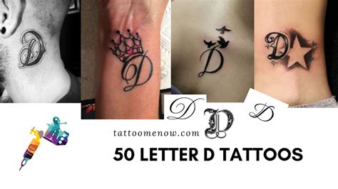 60 Letter D Tattoo Designs Ideas And Templates Youtube