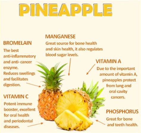 Benefits Of Pineapple Pineapple Benefits Food Health Benefits