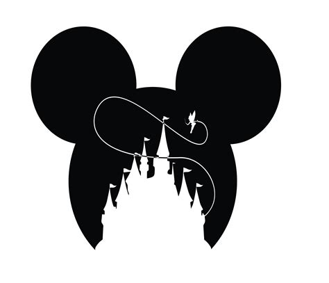 Mickey Mouse Head Svg Disney Castle Svg Disney Mickey Mouse Etsy