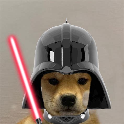 Dogwifhat Darth Vader Dog Icon Darth Vader Dog Darth Vader