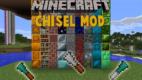 Chisel Mod Mejora Tus Construcciones Minecraft 1122 Youtube