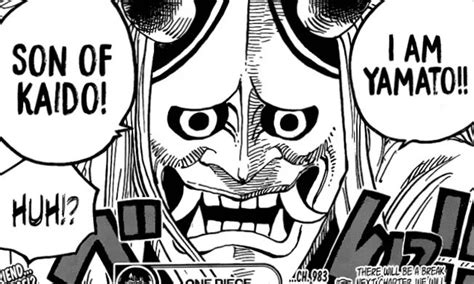 Tomo😤 On Twitter End Of Chapter 983 Yamato Refers To Himself As