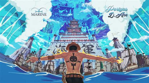 Anime One Piece Portgas D Ace Blue 1920x1080 Wallpaper Wallhavencc