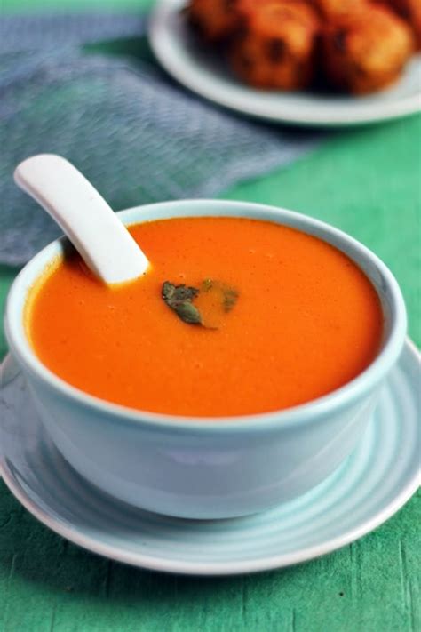 Carrot And Tomato Soup Recipe Tomato Carrot Soup