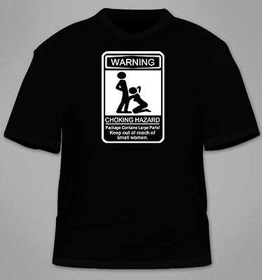 Warning Choking Hazard T Shirt Funny Sex Blowjob Tshirt Tees Cool