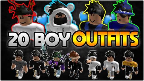 Top 20 Best Roblox Boy Outfits Of 2020🔥😈 Fan Outfits 🎉 Youtube