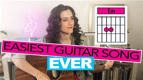Easiest Guitar Song Beginners Tutorial Youtube