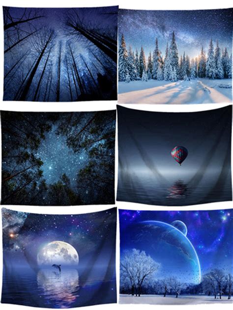 Buy Beautiful Night Sky Wall Tapestry Home Decoration