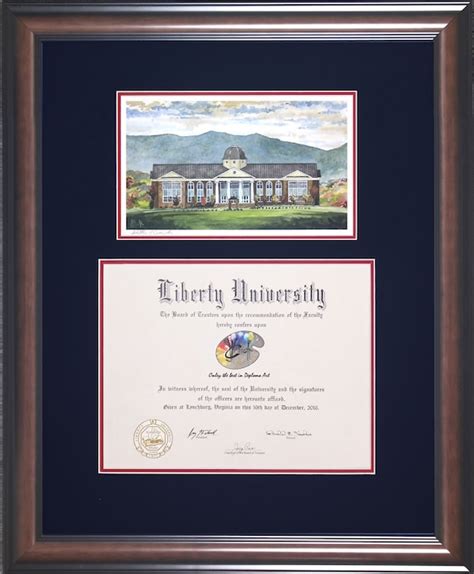 Liberty University Diploma Frame Etsy