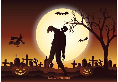 Halloween Zombie Illustration Welovesolo