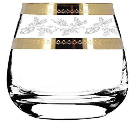 Sanjeev Kapoor Designer Golden Whisky Juice Glass Set Of 6 Sanjeevkapoorproducts