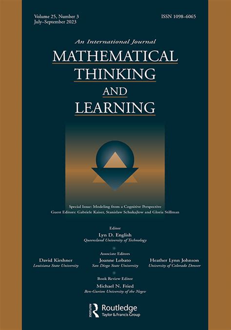 Metacognition In Mathematical Modeling The Connection Between