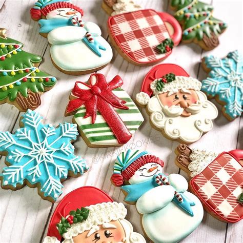 Cute Christmas Cookies Christmas Cookies Decorated Iced Cookies