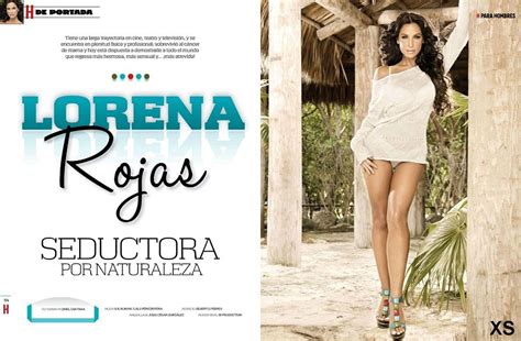 JNN Digital Lorena Rojas En La Revista H Febrero Actriz Mexicana Lorena Revistas