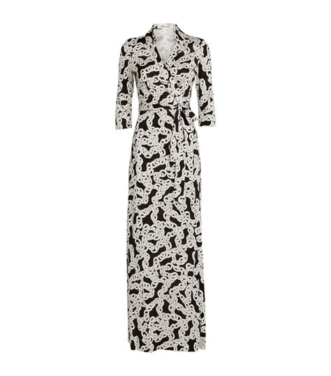 Dvf Diane Von Furstenberg Multi Silk Abigail Wrap Dress Harrods Uk