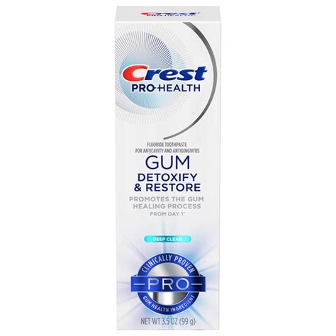 Save On Crest Pro Health Gum Detoxify Restore Whitening Toothpaste