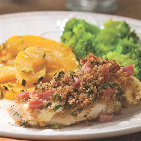 Below are 20 recipes which can be used to cook one chicken breast for a dinner meal. Quick Chicken Cordon Bleu for Two Recipe - EatingWell