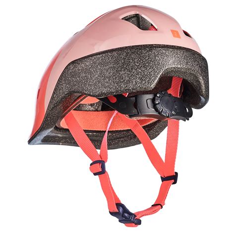 Kids Bike Helmet Kh 500 Pink Pearl Pink Pomelo Orange Btwin