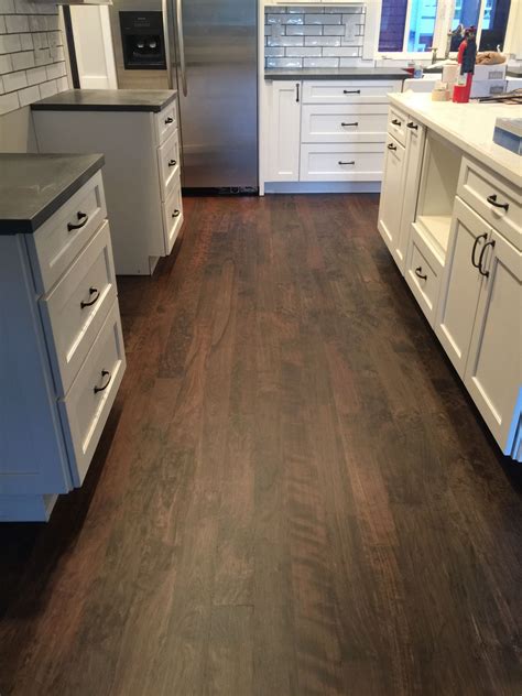 American Cherry Floors Stained With A 50 50 Mix Of Classic Grey And Jacobean With A Matte