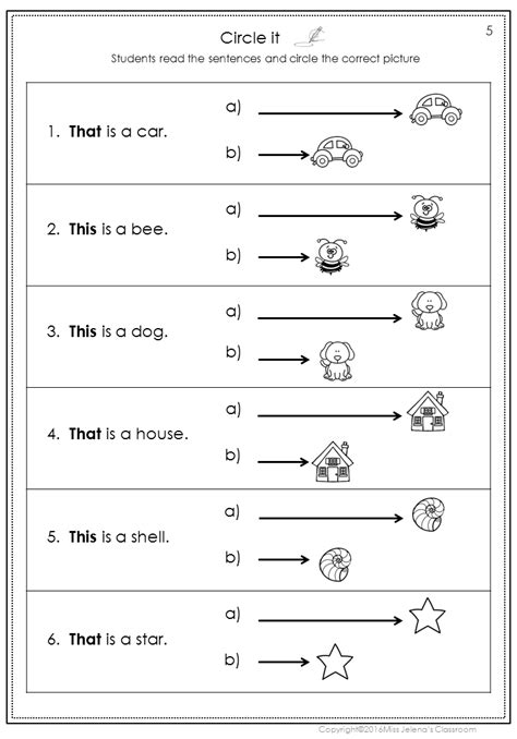 Demonstratives Set With Images English Language Learning Activities